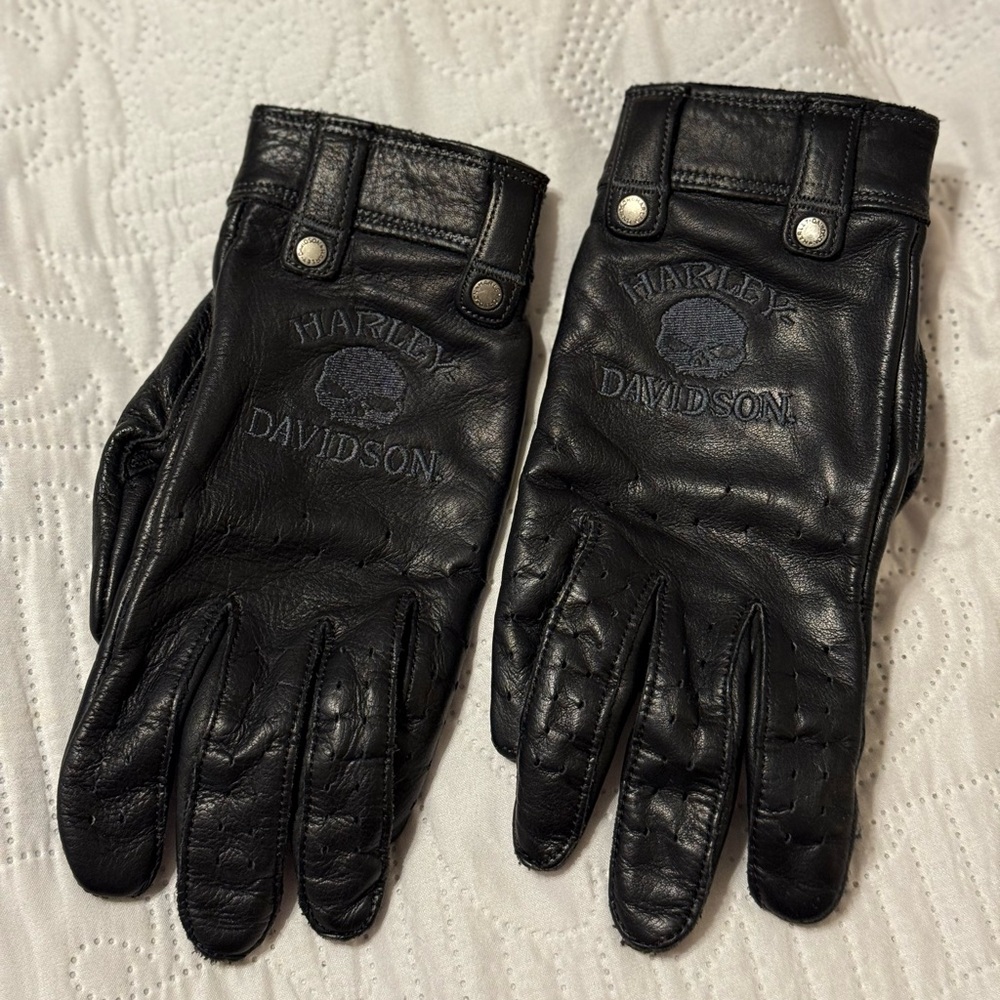 Harley-Davidson Black Riding Gloves